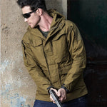 M65 UK US Army Windbreaker Military Field Jackets Men's Waterproof Coat Hoodie