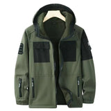 Men's Winter Fleece Army Military Waterproof Softshell Jackets Coat Trousers