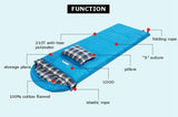 Sleeping Bag Warm Flannel  w/Pillow & Sack