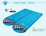 Sleeping Bag Warm Flannel  w/Pillow & Sack