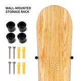 Snowboard Wall Mount Bullet Display Hanger Racks, Indoor Snowboard Storage - 4pcs