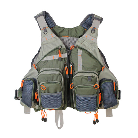 New Adjustable Fly Fishing Vest Mesh Fishing Vest