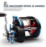 Reel: 4BB RIGHT HAND 4.1:1 Fairiland Drum Trolling Reel