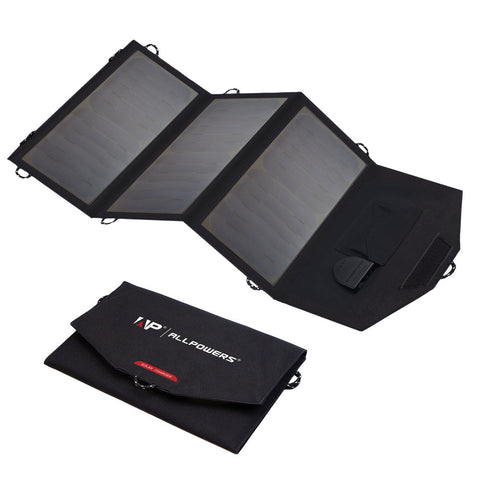 Foldable Solar Panel 5V 18V Battery Charger 21W Phone Charger