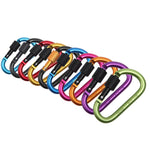 Outdoor Aluminum Alloy D Shape Buckle Clasp