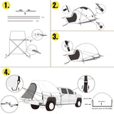 Waterproof Truck Bed Tent Full/Mid Size Truck