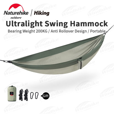 Swing Hammock Ultralight 600g Anti Rollover 200kg Bearing Weight